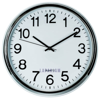 Jam Dinding Analog Polos Minimalis Esa Silver JDES978ASIL