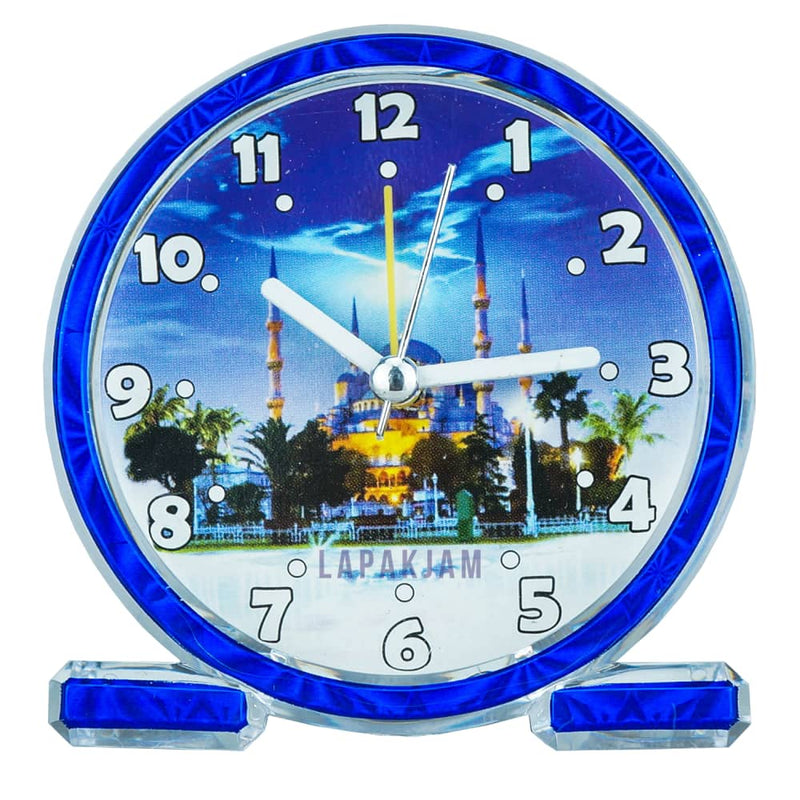 Jam Weker Analog Nuansa Islami Esa Biru WEKA888MJBIR