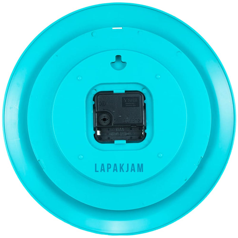 Jam Dinding Analog Polos Minimalis Edison BiruTosca JDEDED07TOS