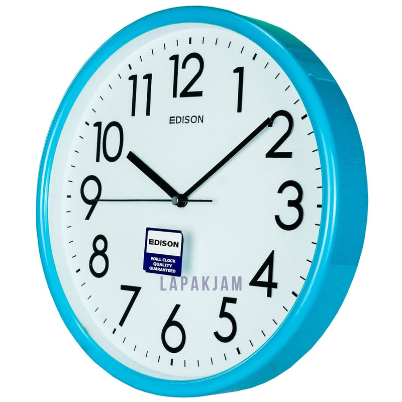Jam Dinding Analog Polos Minimalis Edison Tosca JDEDISEDW315-T5TOSPUT
