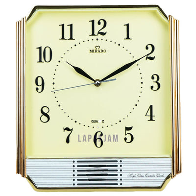 Jam Dinding Bell Polos Minimalis Mirado Cream JD15Q-510REA