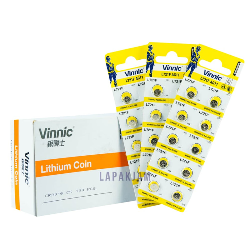 Baterai Jam Tangan Polos Vinnic Silver BA0003VINNL721