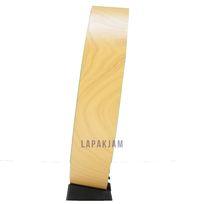 Jam Dinding Analog Polos Minimalis Platinum Coklat Muda JDPLATPT-018COKMU
