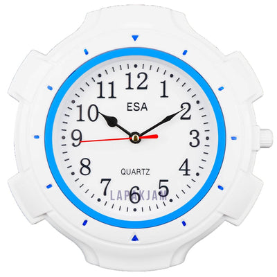 Jam Dinding Analog Custom Esa Biru JD0025ESA199BI