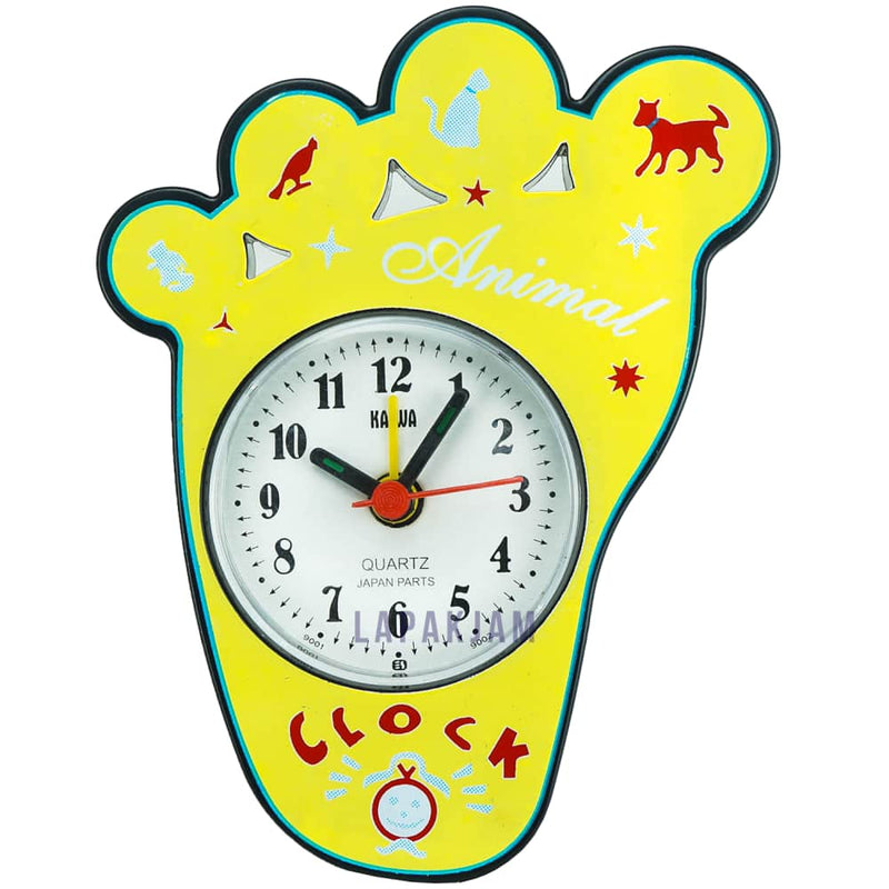 Jam Weker Analog Karakter Anak Esa Kuning WE20KAI01UN