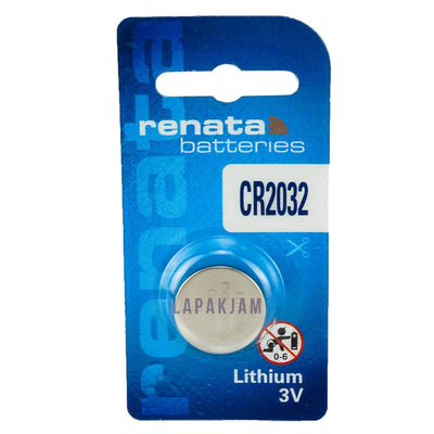 Baterai Jam Tangan Polos Renata Silver BARECR2032