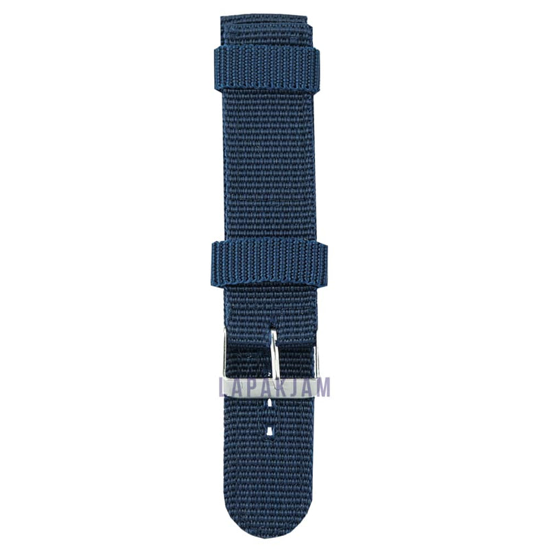 Tali Jam Tangan Kanvas/Kain Polos Fashion Tidak ada Merk Biru TA013NYLO20BIR