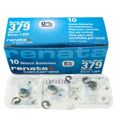 Baterai Jam Tangan Polos Murata Silver BARE37SR521SW