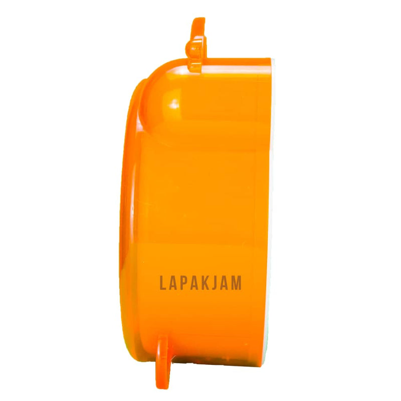 Jam Weker Analog Polos Minimalis Esa Orange WEESAH17ORA