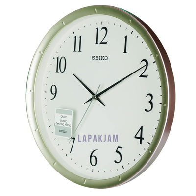 Jam Dinding Analog Polos Minimalis Seiko Pink JDSEQXA378ZPIN