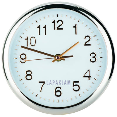 Jam Dinding Analog Polos Minimalis Kikai Gold JDKIKAKK3183PUTGOL