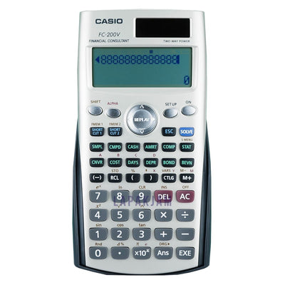 Kalkulator Basic Polos Casio Abu Abu KLCAFC-200VGRE