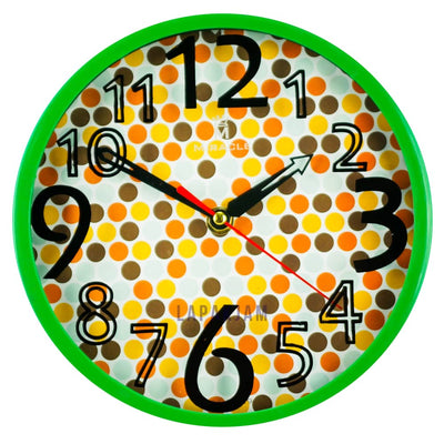Jam Dinding Analog Polos Minimalis Miracle Hijau JDMIRAM26BP09HIJ