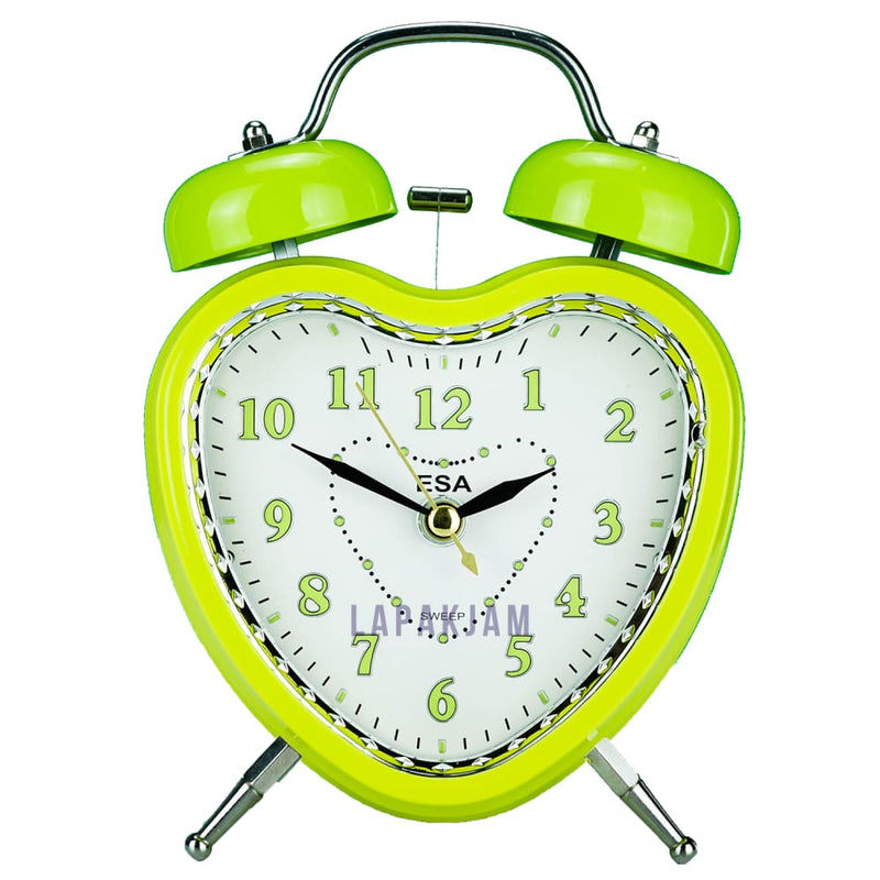 Jam Weker Analog Polos Minimalis Esa Hijau WE0070ESA622HI