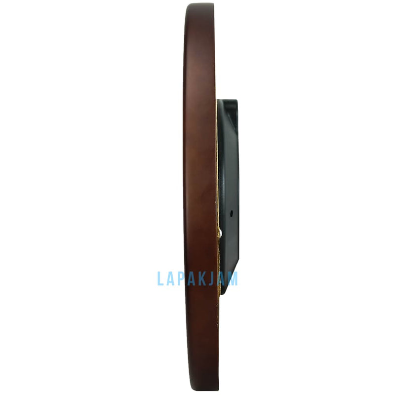 Jam Dinding Analog Polos Minimalis Daiichi Maroon JD8DAII52-1AR