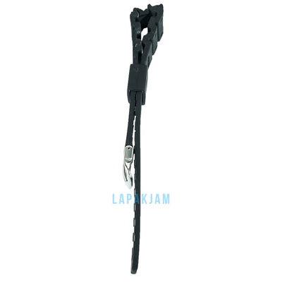 Tali Jam Tangan Karet Polos Fashion Tidak ada Merk Hitam TA0015KRT33HIT