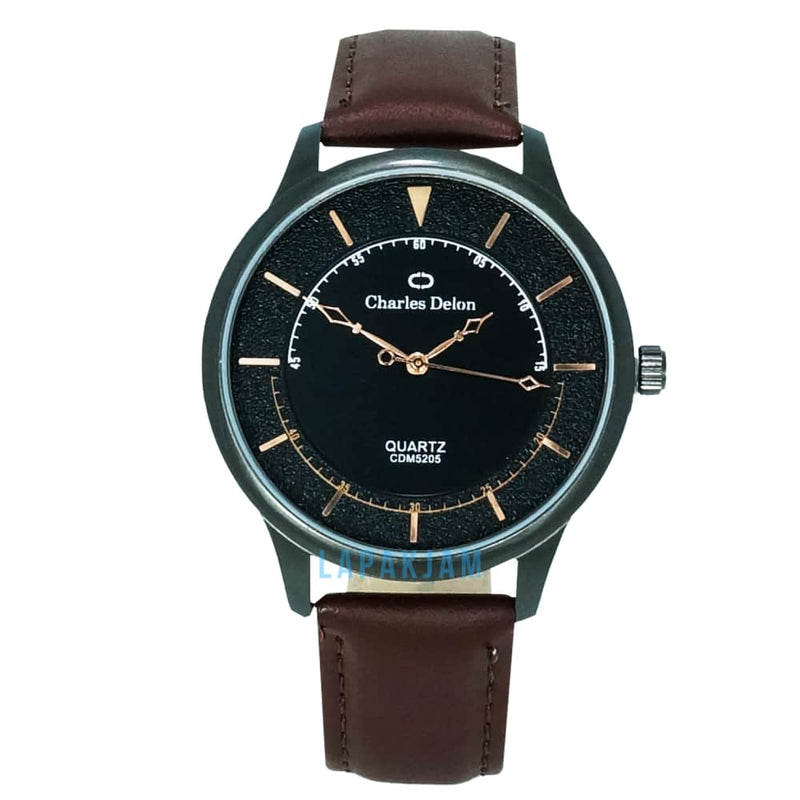 Jam Tangan Analog Formal Charles Delon Coklat Tua 1 JACHARCDM5205KCOKTU