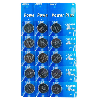 Baterai Jam Tangan Polos Trendy Silver BATRENCR2016