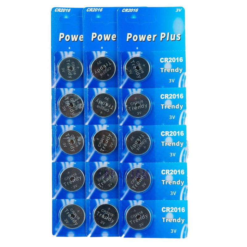 Baterai Jam Tangan Polos Trendy Silver BATRENCR2016