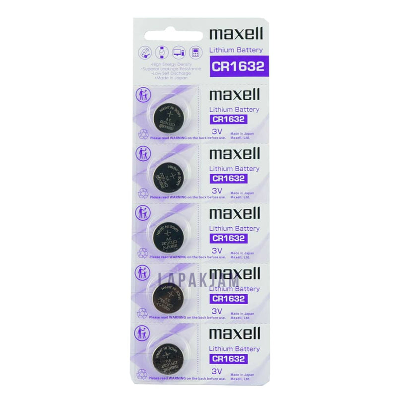 Baterai Jam Tangan Polos Maxell Silver BAMAXECR1632
