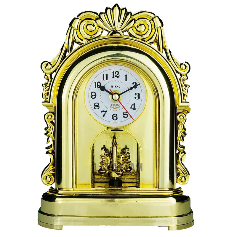 Jam Dinding Analog Polos Minimalis Nikko Gold JDNIKKNK-125GOL
