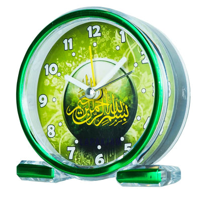 Jam Weker Analog Kaligrafi Esa Hijau WEKA888KHIJ
