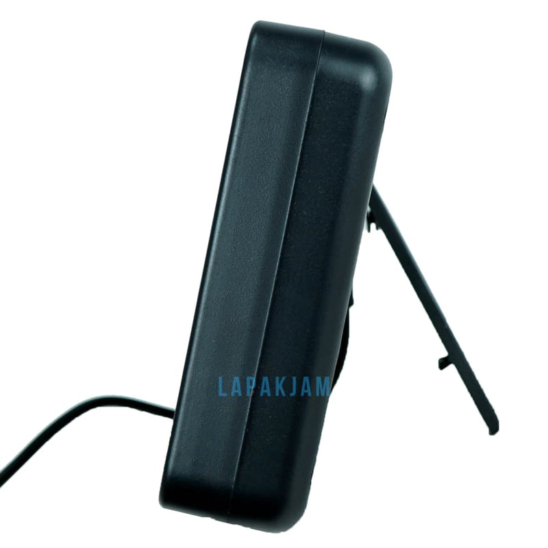 Jam Dinding Digital LED Polos Minimalis Esa Hijau JDES00HITHIJ