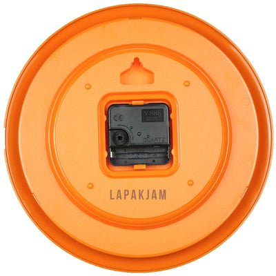 Jam Dinding Analog Polos Minimalis Edison Orange JD55W27B1ORA