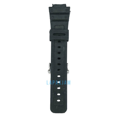 Tali Jam Tangan Karet Polos Fashion Tidak ada Merk Hitam TA0015KRT33HIT
