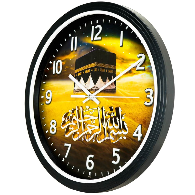 Jam Dinding Analog Nuansa Islami Diamond Hitam JDDIM321-3NIHI