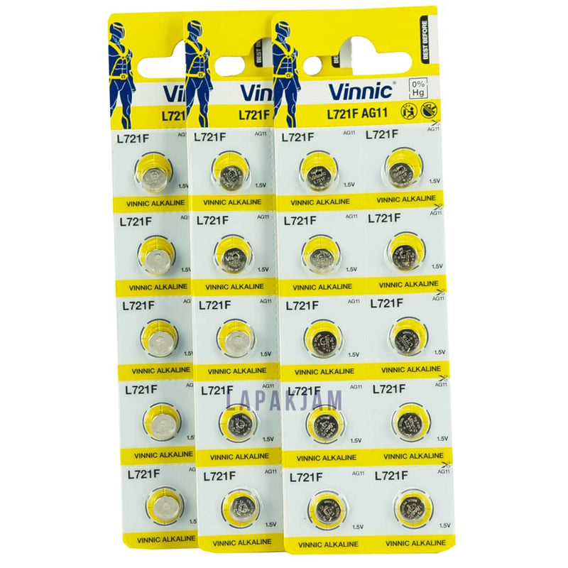 Baterai Jam Tangan Polos Vinnic Silver BA0003VINNL721