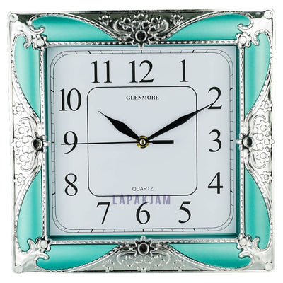 Jam Dinding Analog Polos Minimalis Glenmore Hijau JDGLGM5858HIJ