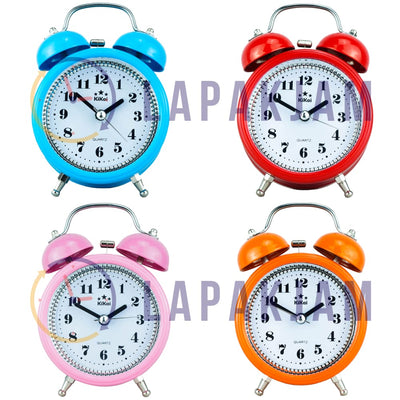 Jam Weker Analog Polos Minimalis Esa Biru WEES832BIR
