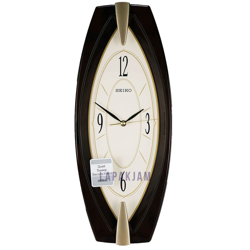 Jam Dinding Analog Polos Minimalis Seiko Hitam JD50SEIA32BLA