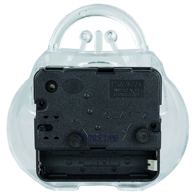 Jam Weker Analog Polos Minimalis Esa Transfarans WEKA841TRA