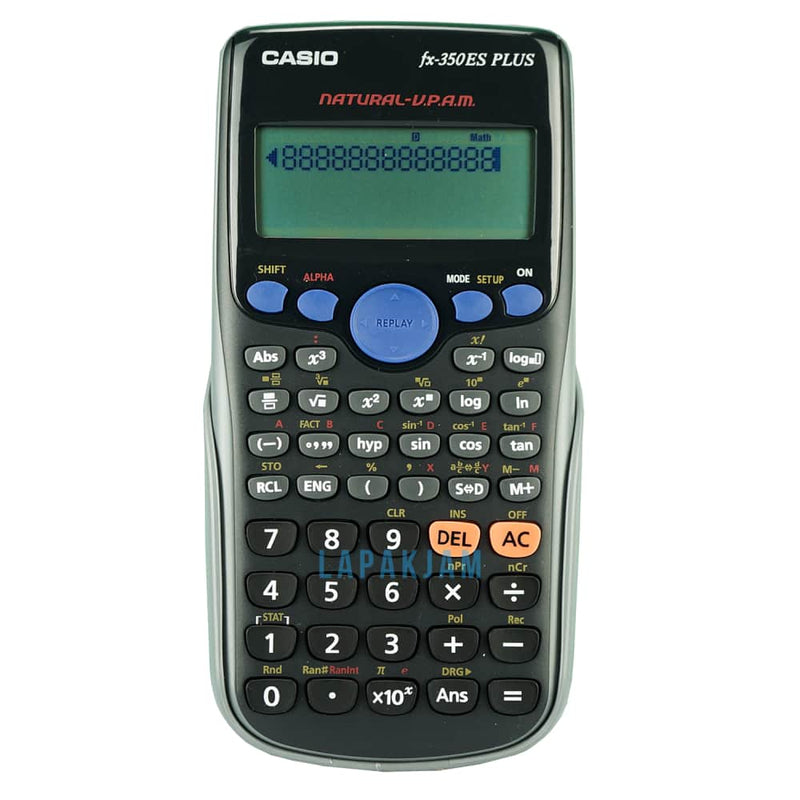 Kalkulator Basic Polos Casio Hitam KLCA-30ESLUNAT