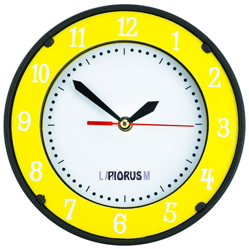 Jam Dinding Analog Polos Minimalis Piorus Kuning JDPI168AKUNPUT