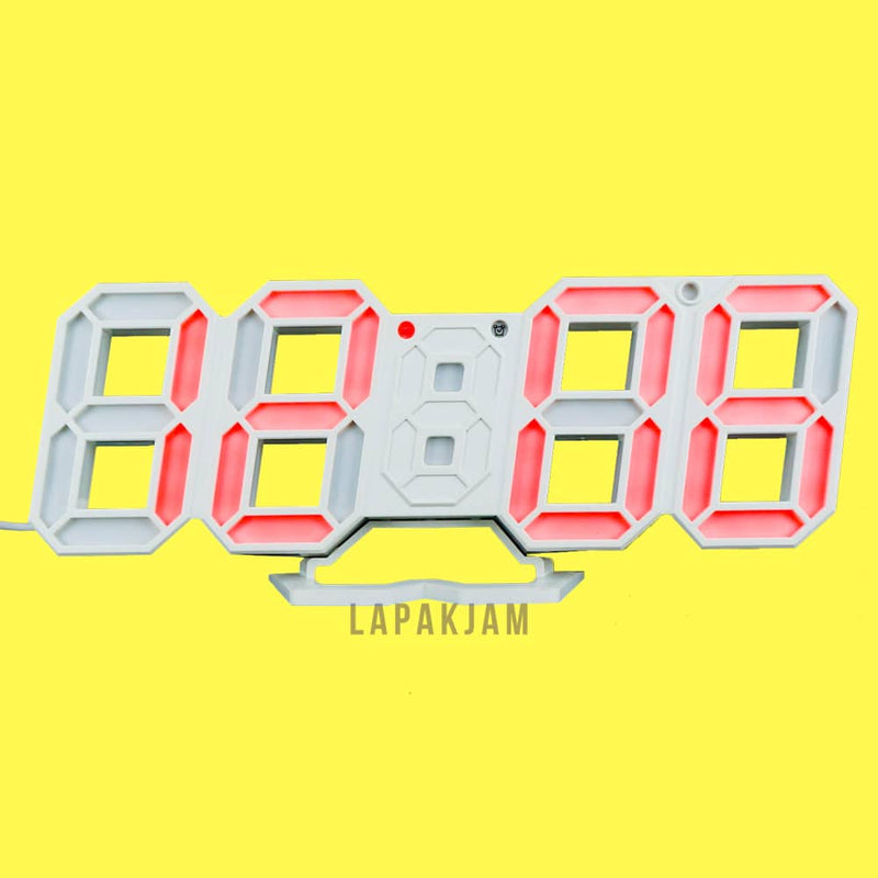 Jam Dinding Digital Meja Polos Minimalis No Brand Abu-abu JDDGST883ABU