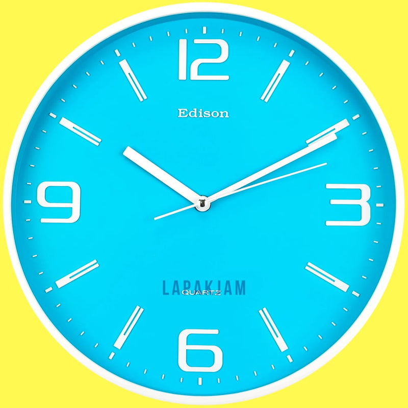 Jam Dinding Analog Polos Minimalis Edison Tosca JDEDEDW29TCTOS
