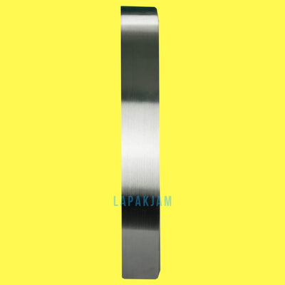 Jam Dinding Analog Polos Minimalis Stsinless Hitam JDST7120HIT