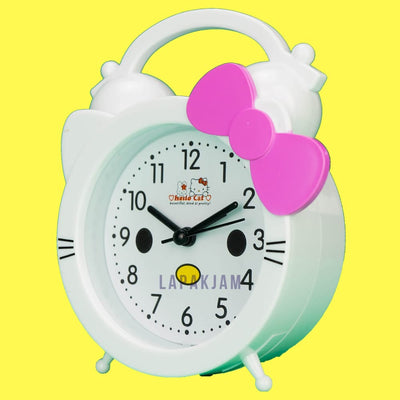 Jam Weker Analog Polos Minimalis No Brand Pink WEHS-613PIN