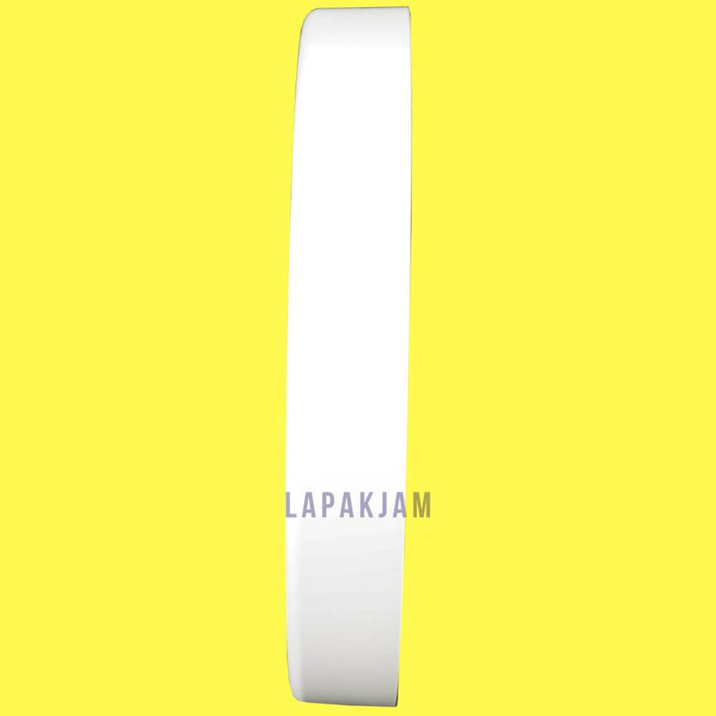 Jam Dinding Analog Polos Minimalis Edison Putih JDEDEDW315TPUT