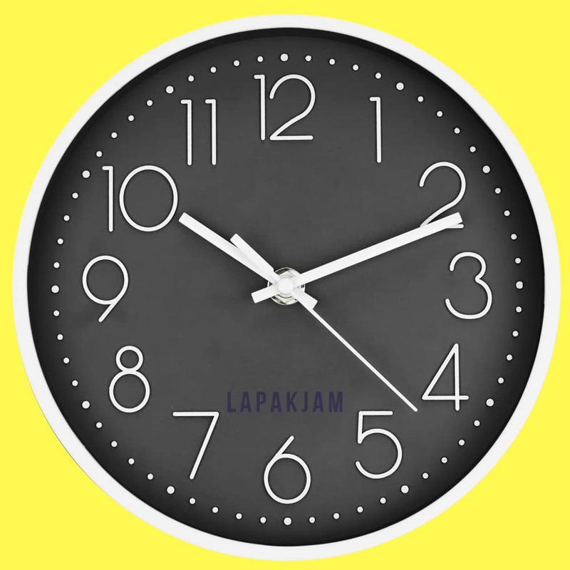 Jam Dinding Quartz Dekorasi Dinding Minimalis Murah Besar Alari RC-8101A Pink Biru Putih Modern