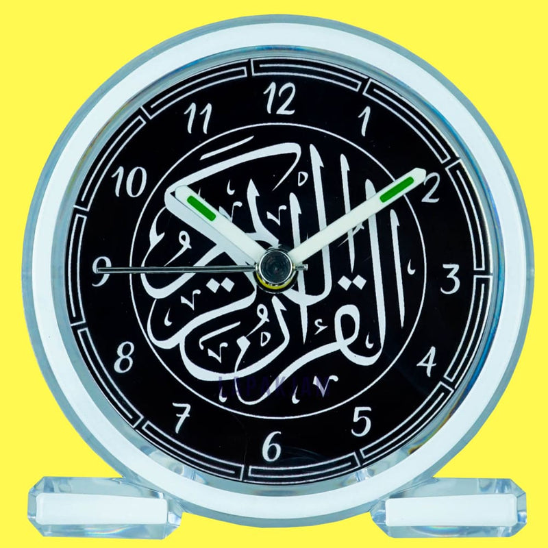 Jam Weker Quartz Jam Meja Kaligrafi Unik Kecil Kaiwa 8888 Masjid Minion Kaligrafi Step Movement