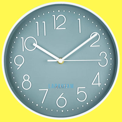 Jam Dinding Analog Polos Minimalis Alari Abu-Abu JDALARRC-8101AABU