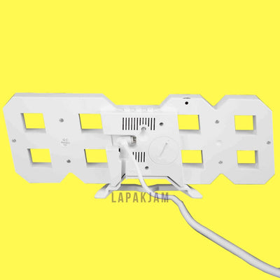 Jam Dinding Digital Meja Polos Minimalis No Brand Abu-abu JDDGST883ABU