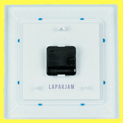 Jam Dinding Analog Polos Minimalis Esa Biru JDESA241BIR