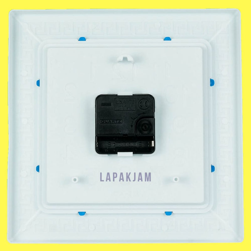 Jam Dinding Analog Polos Minimalis Esa Biru JDESA241BIR