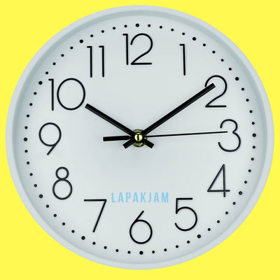 Jam Dinding Quartz Dekorasi Dinding Minimalis Murah Besar Alari RC-8101A Pink Biru Putih Modern