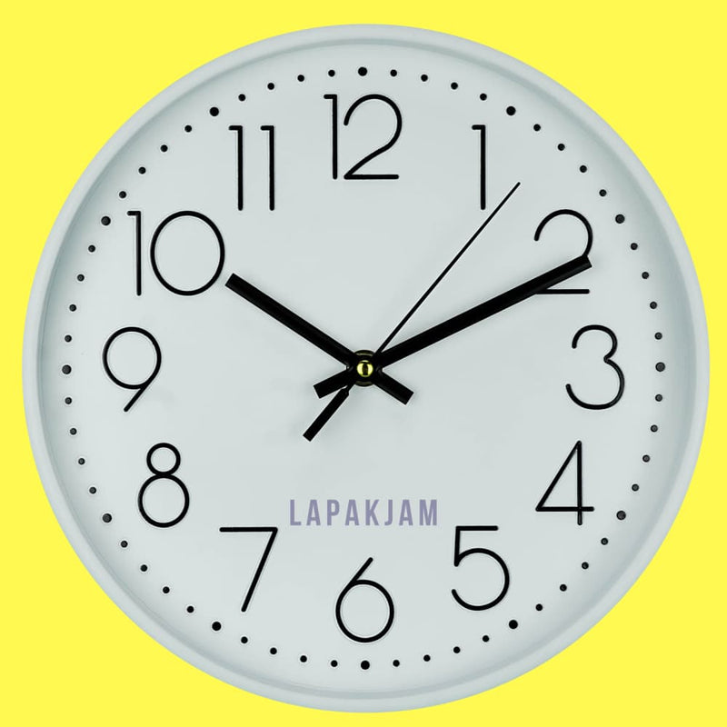 Jam Dinding Quartz Dekorasi Dinding Minimalis Murah Besar Alari RC-8101A Pink Biru Putih Modern